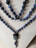 Hand Knotted Sodalite Mala