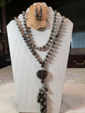 Hand Knotted Labradorite Mala