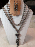 Hand Knotted Labradorite Mala