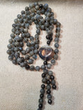 Hand Knotted Labradorite Mala