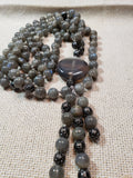 Hand Knotted Labradorite Mala