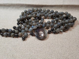 Hand Knotted Labradorite Mala