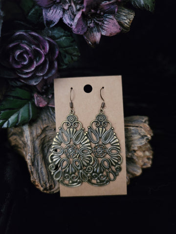 Filigree 2 Drop Earrings