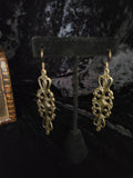 Long Filigree Drop Earrings