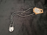 Black Hematite Collar w/Black Bear Lock (6mm)