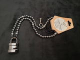 Black Hematite Collar w/Black Square Lock (6mm)