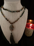 Hand Knotted Fancy Jasper Mala