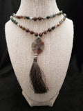 Hand Knotted Fancy Jasper Mala