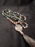 Hand Knotted Fancy Jasper Mala