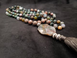 Hand Knotted Fancy Jasper Mala