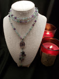 Hand Knotted Fluorite Mala