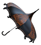 Brown Sea Damask UMBRELLA