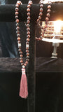 Hand Knotted Red Tigers Eye Mala