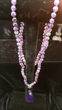 Hand Knotted Amethyst Mala