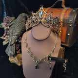 Dark Queen Crystal Crown Set