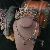 Dark Queen Crystal Crown Set