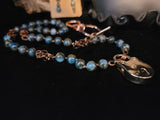 Blue Impression Jasper Collar w/matching Earrings