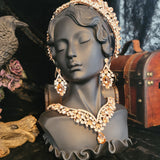 Medieval (Rose Gold) Queen Crystal Crown Set