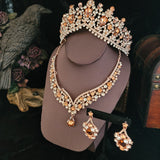 Medieval (Rose Gold) Queen Crystal Crown Set
