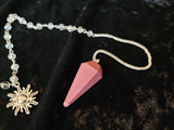 Mookaite Gemstone Pendulum with Chain