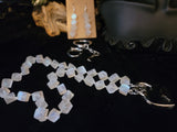 Rare Mystic Aura Quartz Collar & Earring Set