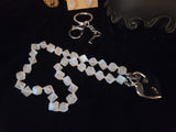 Rare Mystic Aura Quartz Collar & Earring Set