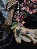 Scapolite Gemstone Pendulum with Chain