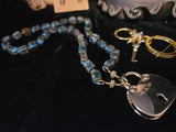 Blue Impression Jasper Collar w/matching Earrings